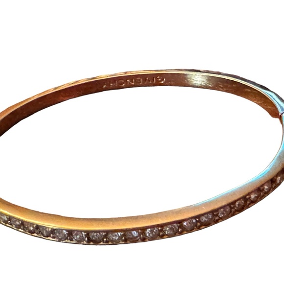 Lovely GIVENCHY Gold finish CZ bangle HQ Bracelet - Picture 4 of 6